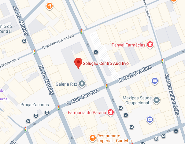 Mapa da Unidade Curitiba
