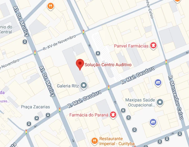 Mapa da Unidade Curitiba